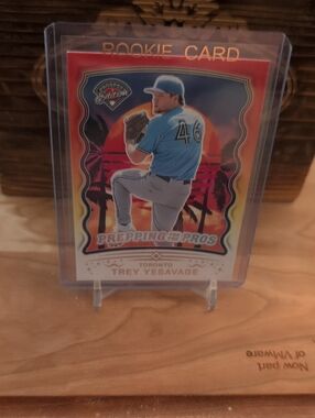2025 Panini Trey Yesavage Prepping For The Pros Prospect Rookie Card Blue Jays